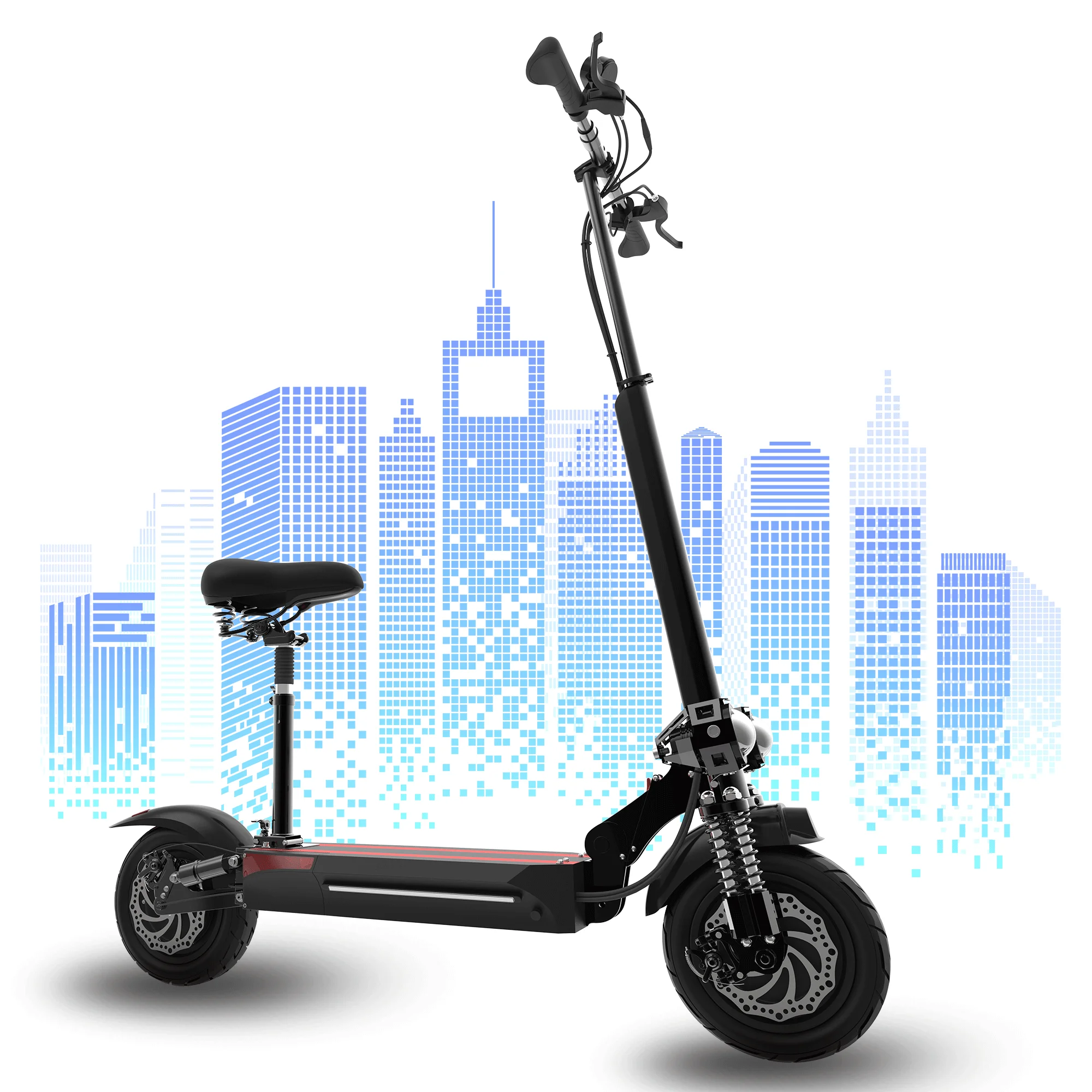 SMATEIGHT Electric Scooter, 43 Miles Max Range, 40Mph Top Speed, Dual Suspension,20AH Battery, Folding E Scooter for Adult
SMATEIGHT Electric Scooter, 43 Miles Max Range, 40Mph Top Speed, Dual Suspension,20AH Battery, Folding E Scooter for Adult