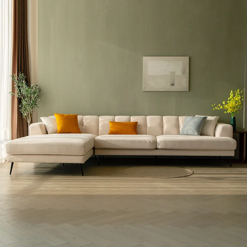Fabric small apartment corner L-shaped lamb flannel princess household living room sofa
Fabric small apartment corner L-shaped lamb flannel princess household living room sofa