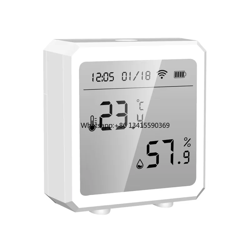 LTH01 Wifi TUYA Indoor Smart Temperature & Humidity Sensor With Universal IR Controller for Smart Home Automation System
LTH01 Wifi TUYA Indoor Smart Temperature & Humidity Sensor With Universal IR Controller for Smart Home Automation System