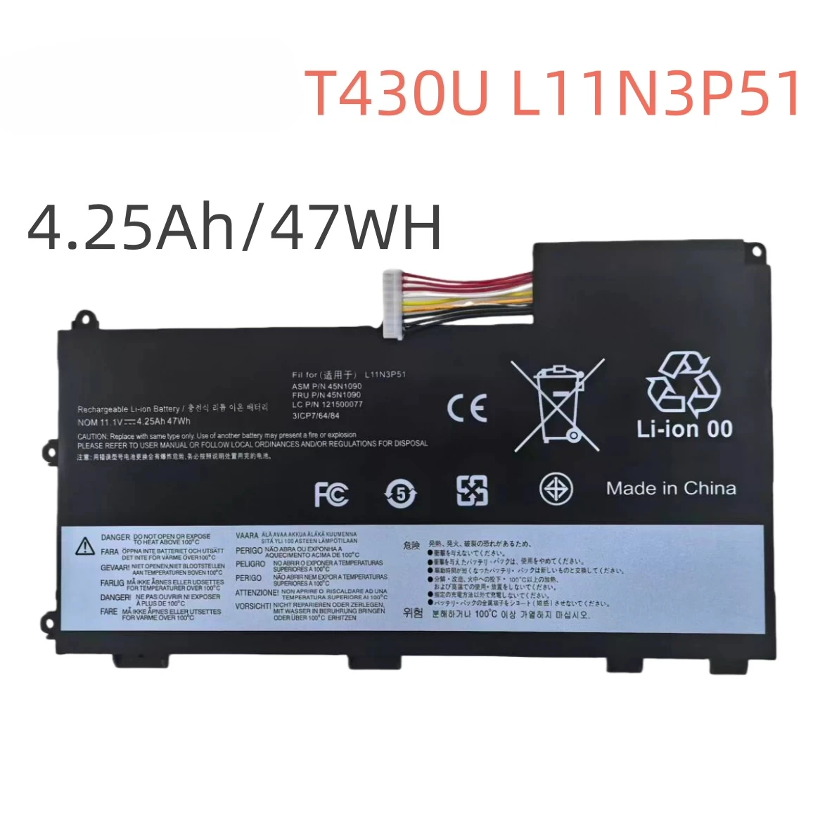 ,。for Lenovo L11N3P51 ThinkPad T430U 45N1090 45N1088 45N1089 battery。,
,。for Lenovo L11N3P51 ThinkPad T430U 45N1090 45N1088 45N1089 battery。,