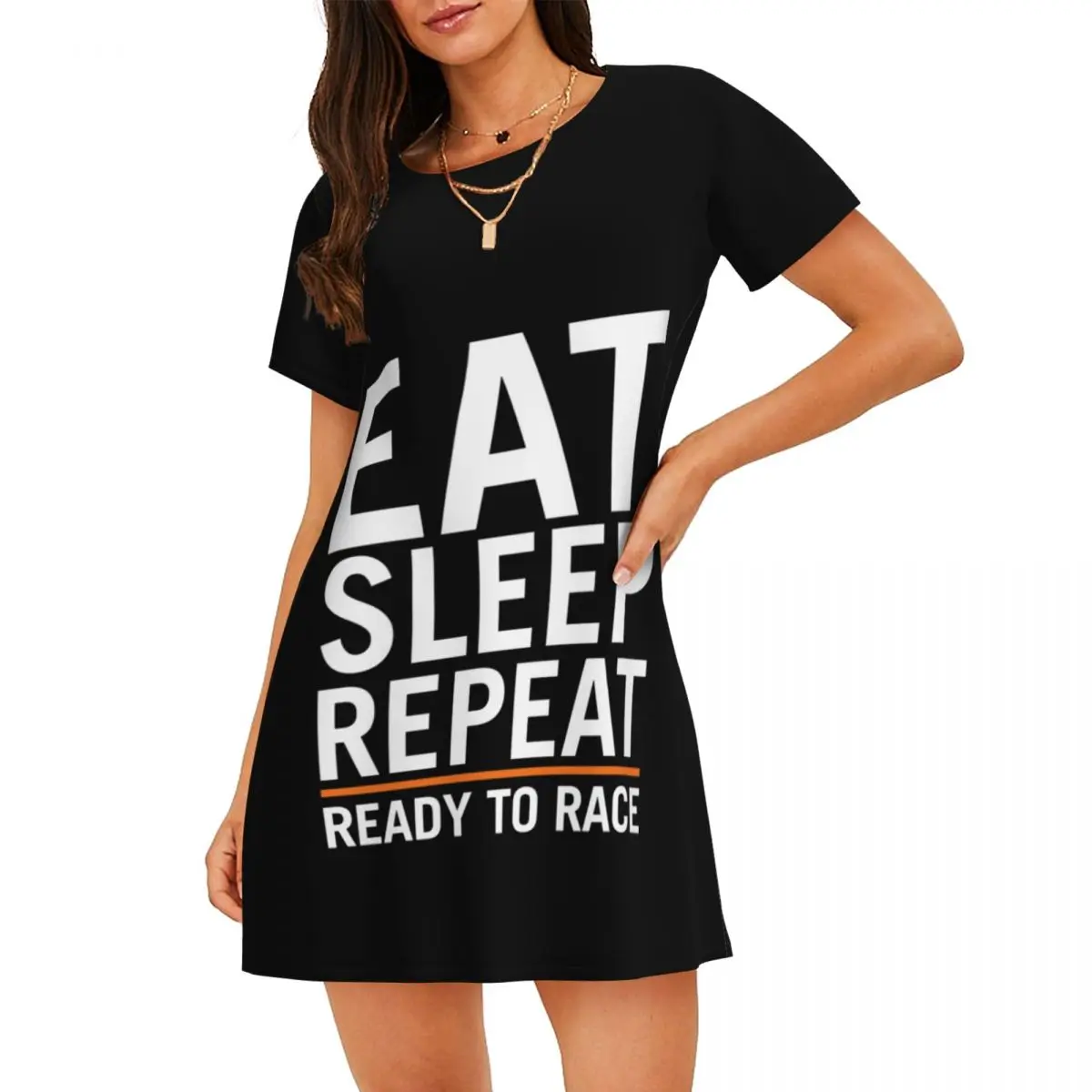 Женская ночная рубашка с короткими рукавами на заказ, готовая к гонке, женская ночная рубашка для сна, повторизованное платье с короткими рукавами, ночные рубашки
Женская ночная рубашка с короткими рукавами на заказ, готовая к гонке, женская ночная рубашка для сна, повторизованное платье с короткими рукавами, ночные рубашки