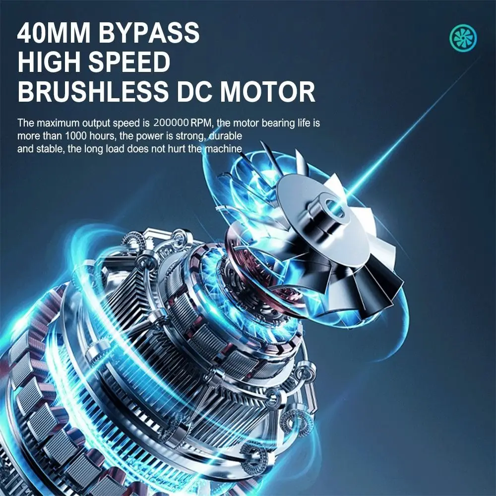 130000RPM Mini Turbo Jet Fan 500g Thrust Brushless Motor Powerful Air Blower High Speed Strong Winds 86m/s Electric Air Duster
130000RPM Mini Turbo Jet Fan 500g Thrust Brushless Motor Powerful Air Blower High Speed Strong Winds 86m/s Electric Air Duster