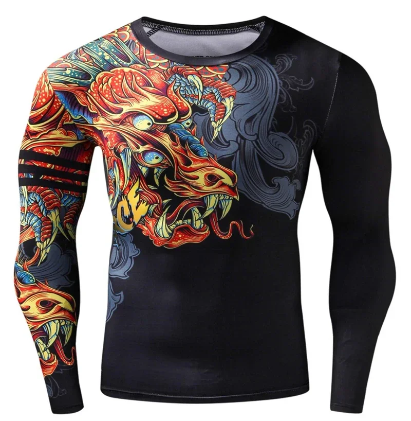 Mens Summer Autumn Casual 3D Print Long Sleeve T Shirt Black O Neck Slim Fit Male Graphics Tees Top Hombre Ropa Fitness Tshirt
Mens Summer Autumn Casual 3D Print Long Sleeve T Shirt Black O Neck Slim Fit Male Graphics Tees Top Hombre Ropa Fitness Tshirt