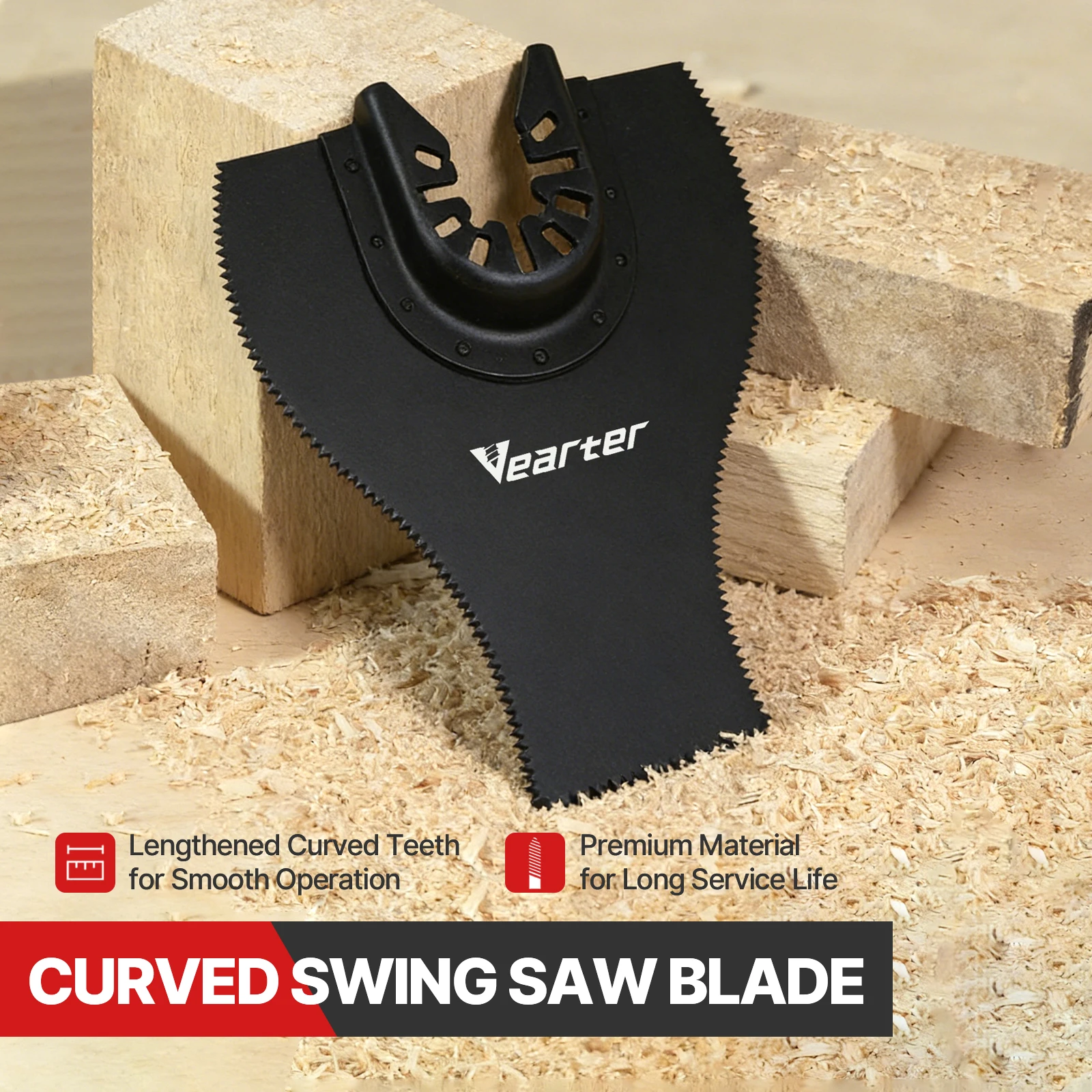 Vearter 3Pcs Curved Swing Oscillating Multi Tool Blade 88mm High Carbon Steel Saw Blade for Precise Wood PVC Plastic Cutting
Vearter 3Pcs Curved Swing Oscillating Multi Tool Blade 88mm High Carbon Steel Saw Blade for Precise Wood PVC Plastic Cutting