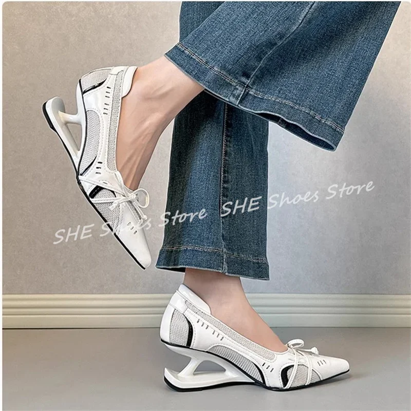 Sexy Pointed Toe Strange Heel Shallow Women Pumps Butterfly Knot Decor High Heel Mary Janes Shoes Ladies Party Dress Loafers 
Sexy Pointed Toe Strange Heel Shallow Women Pumps Butterfly Knot Decor High Heel Mary Janes Shoes Ladies Party Dress Loafers