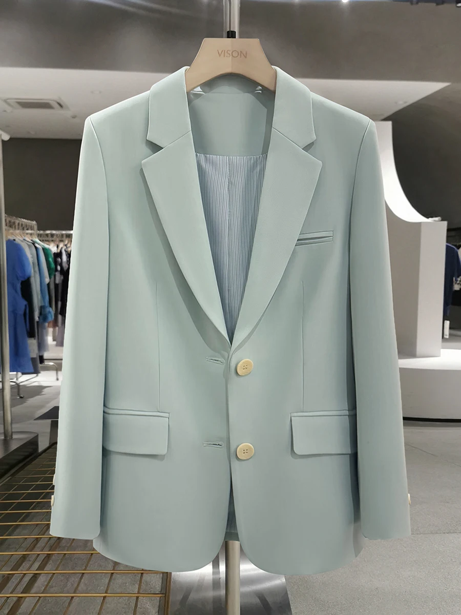 Chic mat Women's Suit Jaet 2026 Spring Fre Wave Godd Sle Long Sve Button up Straight Cut Busin Casual P...
Chic mat Women's Suit Jaet 2026 Spring Fre Wave Godd Sle Long Sve Button up Straight Cut Busin Casual P...