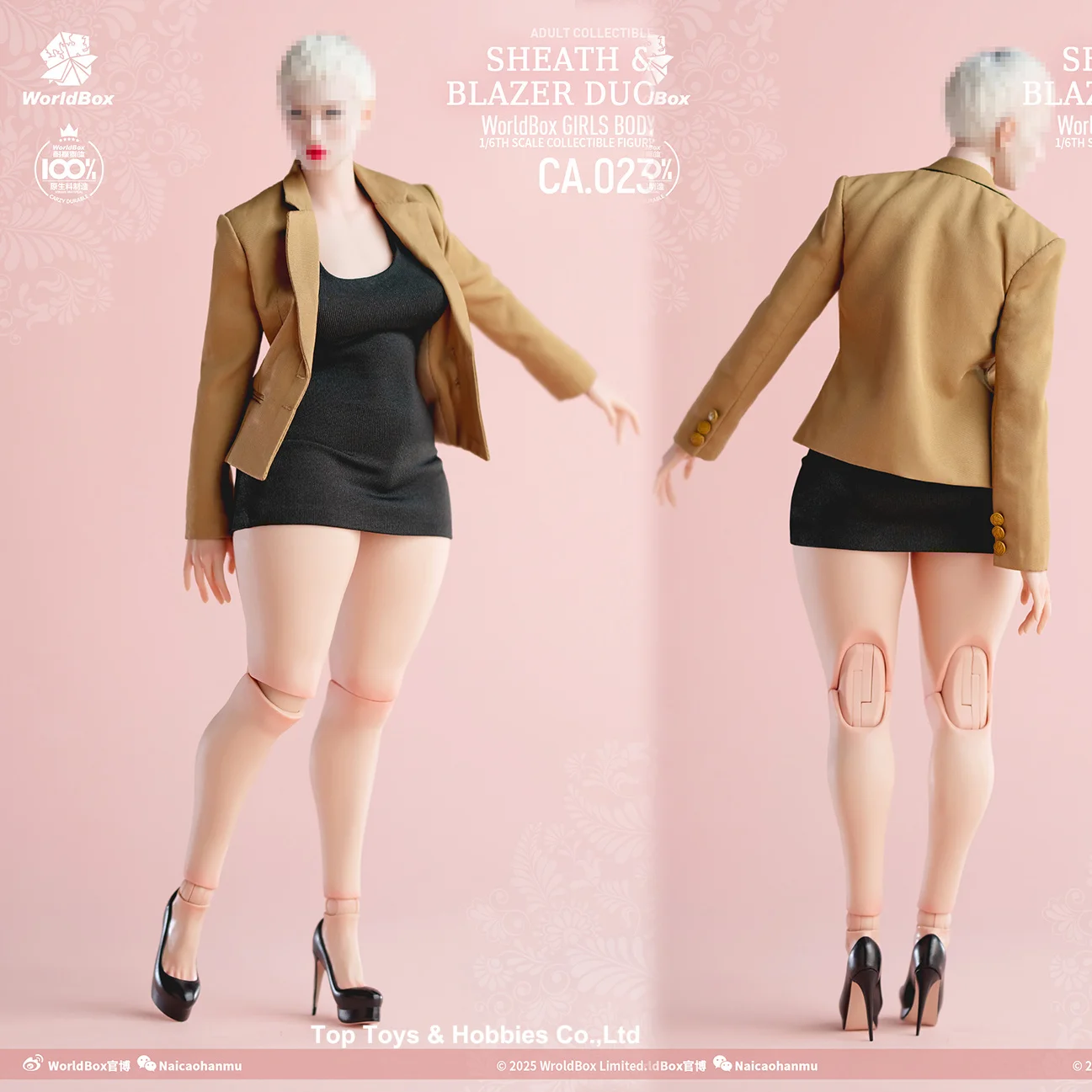 2025 Q4 Worldbox CA023 1/6 Female Plus-size Suit Coat Low Cut Skirt Shoes Clothes Model Fit 12'' Soldier Action Figure Body Doll
2025 Q4 Worldbox CA023 1/6 Female Plus-size Suit Coat Low Cut Skirt Shoes Clothes Model Fit 12'' Soldier Action Figure Body Doll