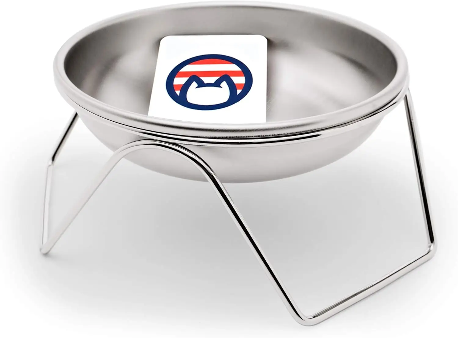 Elevated Cat Bowl Stand, Stainless Steel Raised Feeder, Spill-Proof, Dishwasher Safe, Whisker Friendly, 3-Inch Height
Elevated Cat Bowl Stand, Stainless Steel Raised Feeder, Spill-Proof, Dishwasher Safe, Whisker Friendly, 3-Inch Height