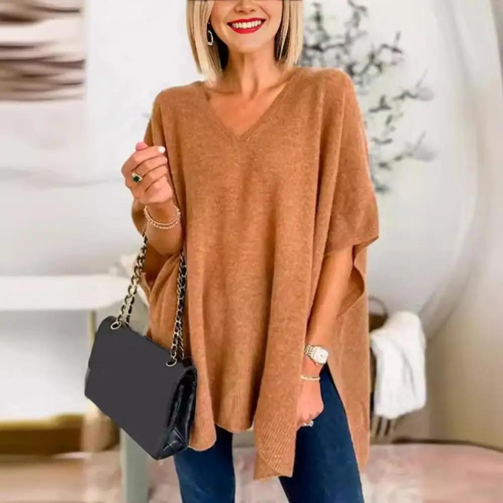 V-neck Sweater Stylish Women's V-neck Batwing Sleeveless Sweater Vest for Autumn Winter Fashion Loose Fit Casual Top with High
V-neck Sweater Stylish Women's V-neck Batwing Sleeveless Sweater Vest for Autumn Winter Fashion Loose Fit Casual Top with High