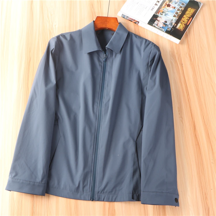 Long Sve Jaet Outerwear Spring Autumn Pure Color Middle Age Men's Clothing Busin Casual Polyester Fabric Loose Fit
Long Sve Jaet Outerwear Spring Autumn Pure Color Middle Age Men's Clothing Busin Casual Polyester Fabric Loose Fit