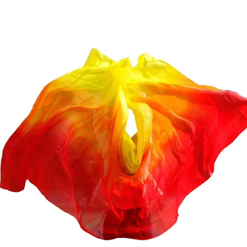 Customized 100% Silk Belly Dance Veil 200/250/270cm Handmade Dyed Scarf Shawl Red Orange Yellow Black Gradient Dance Accessories
Customized 100% Silk Belly Dance Veil 200/250/270cm Handmade Dyed Scarf Shawl Red Orange Yellow Black Gradient Dance Accessories