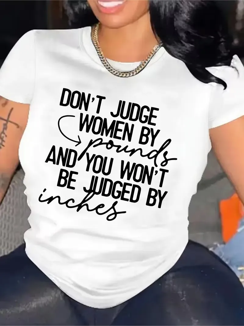 Trendy Graphic Tee with Bold Message for Women
Trendy Graphic Tee with Bold Message for Women