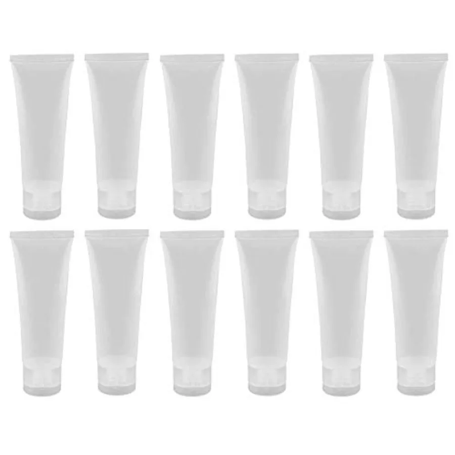 24PCS 50ml/1.7oz Empty Refillable Clear Plastic Squeeze Soft Tubes with Flip Cover Lotion Bottle Travel Sample Packing Cosmetic
24PCS 50ml/1.7oz Empty Refillable Clear Plastic Squeeze Soft Tubes with Flip Cover Lotion Bottle Travel Sample Packing Cosmetic