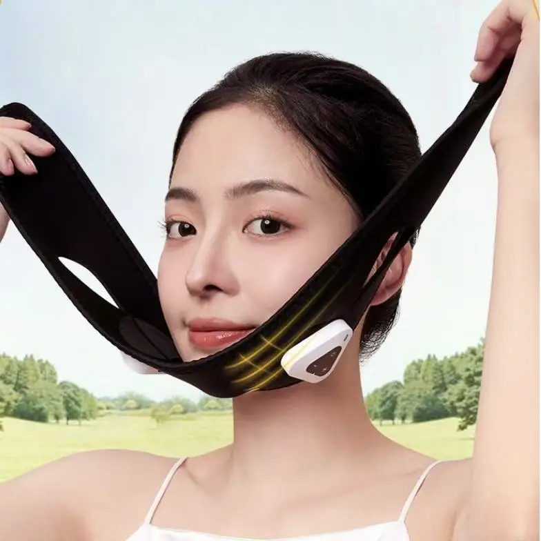 Adjustable Elastic Double Chin Face Lift Device Belt V Shape Face Lifting Massager Face Slimming Mask
Adjustable Elastic Double Chin Face Lift Device Belt V Shape Face Lifting Massager Face Slimming Mask