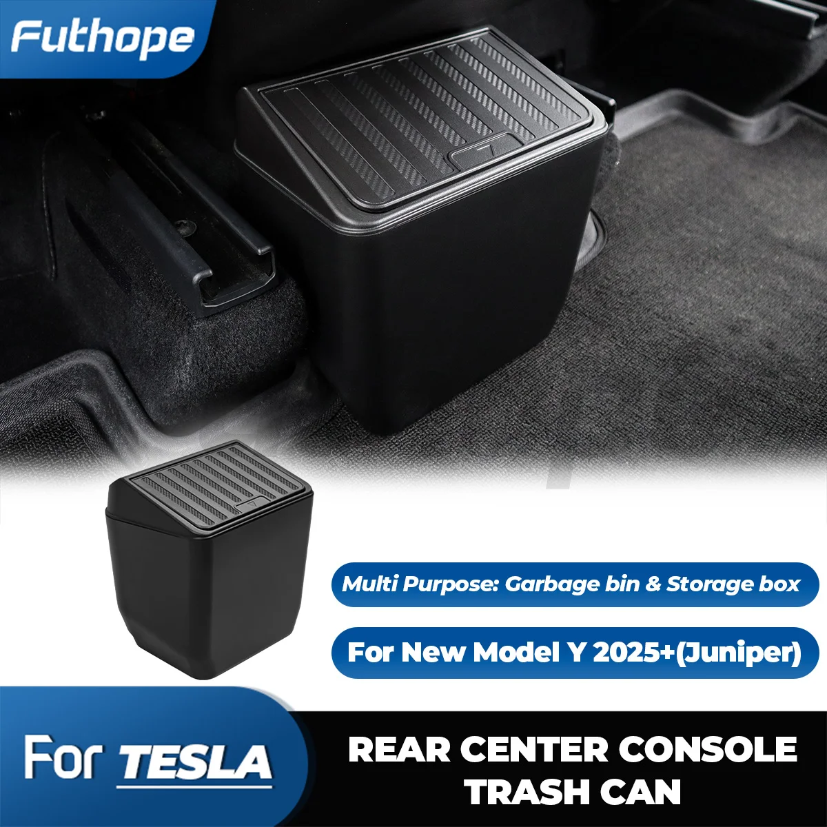 Задний мусорный бак Futhope для Tesla Model Y Juniper, крышка ящика для хранения, пресс, открытая конструкция, неразрушающая установка
Задний мусорный бак Futhope для Tesla Model Y Juniper, крышка ящика для хранения, пресс, открытая конструкция, неразрушающая установка