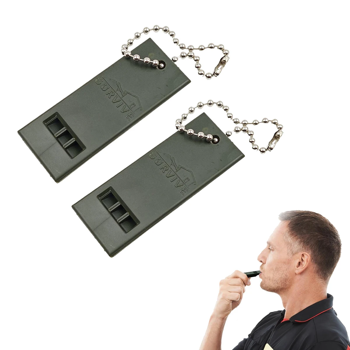 1/3/5PCS Survival Whistles Plastic Super Loud Emergency Whistle with Keychain for Camping Hiking Fishing Outdoor Sports Travel
1/3/5PCS Survival Whistles Plastic Super Loud Emergency Whistle with Keychain for Camping Hiking Fishing Outdoor Sports Travel