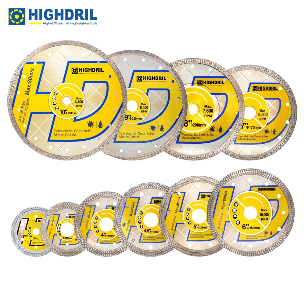 HIGHDRIL 1 шт. Алмазный X сетчатый пильный диск для сухой и влажной резки фарфоровой керамической плитки гранита мрамора Grit60 режущий диск турбо колеса
HIGHDRIL 1 шт. Алмазный X сетчатый пильный диск для сухой и влажной резки фарфоровой керамической плитки гранита мрамора Grit60 режущий диск турбо колеса