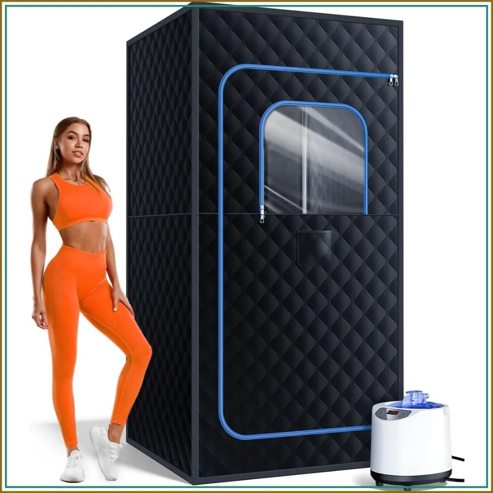 Portable Steam Sauna for Home | 71" Full Body Sauna Tent with 1200W 3L Steamer, 15 Heat Levels, Timer & Remote Control, Foldable Chair | Large Size for Adults, VOC-Free
Portable Steam Sauna for Home | 71" Full Body Sauna Tent with 1200W 3L Steamer, 15 Heat Levels, Timer & Remote Control, Foldable Chair | Large Size for Adults, VOC-Free
