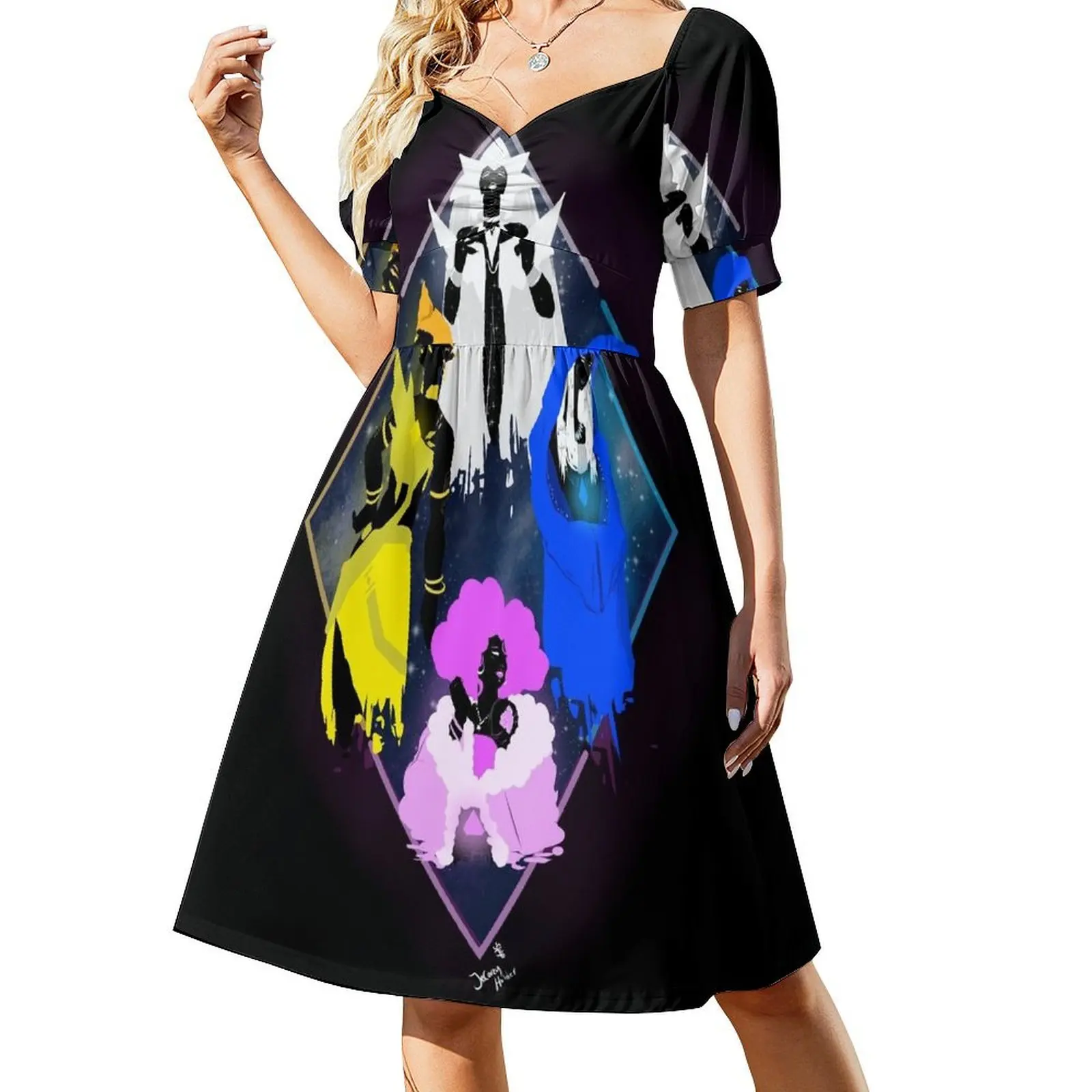 Diamonds Short-Sleeved Dress dress women summer dress women summer 2025 Elegant gown ladies dresses for women 2025
Diamonds Short-Sleeved Dress dress women summer dress women summer 2025 Elegant gown ladies dresses for women 2025