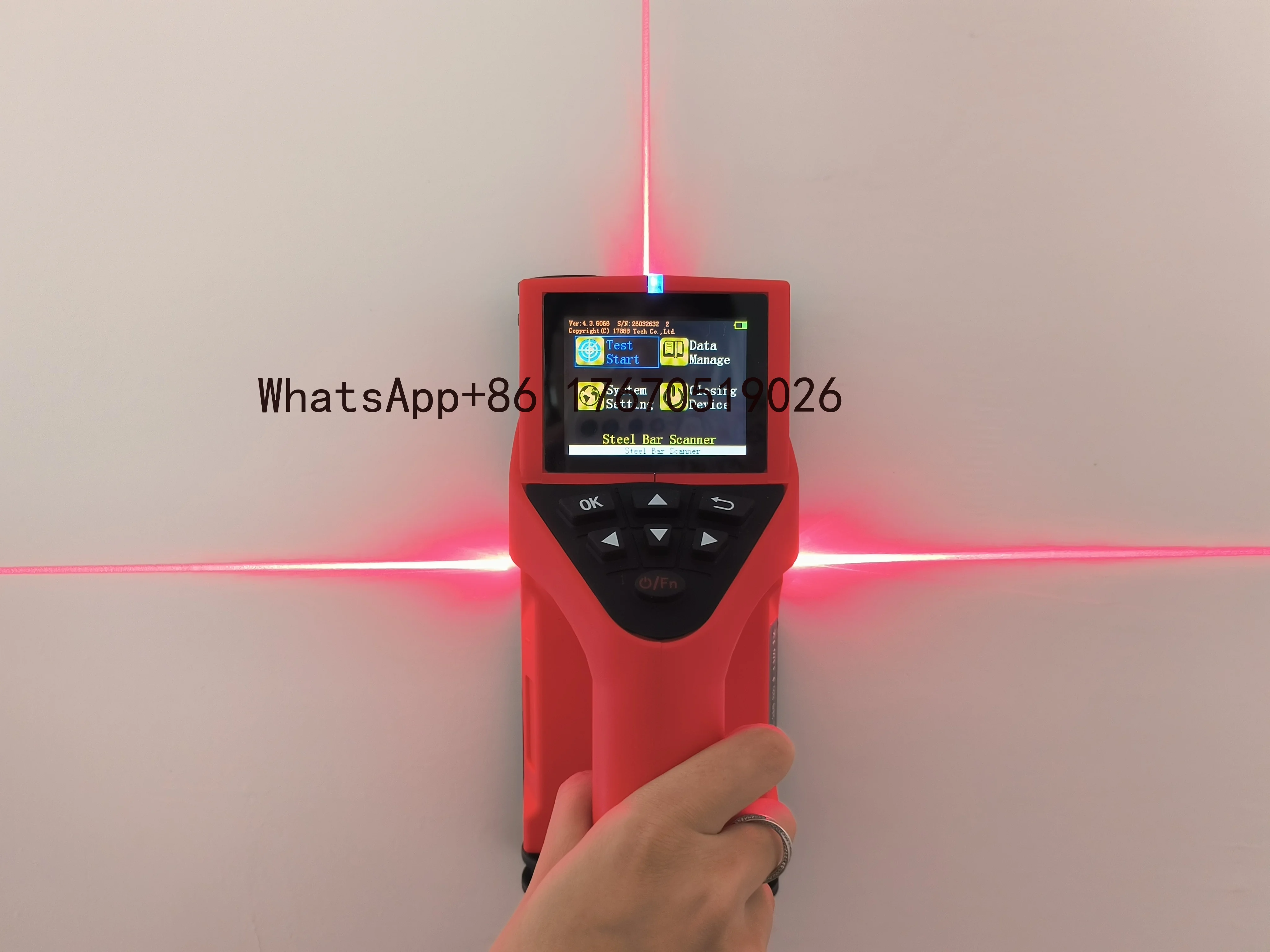 Positioning Metal Rebar Detector Scanner Concrete Rebar Locator Pachometer Concrete Steel Scanner
Positioning Metal Rebar Detector Scanner Concrete Rebar Locator Pachometer Concrete Steel Scanner