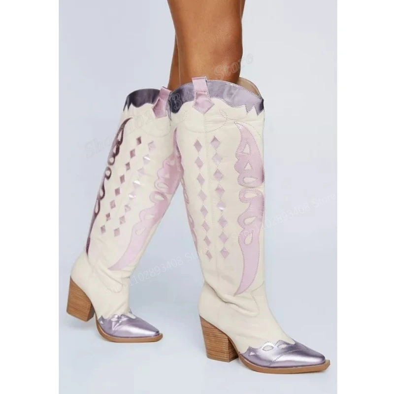 Mixed Color Butterfly Print Knee High Boots Pointed Toe Chunky Heel Knight Women Shoes 2023 Fashion Sexy Zapatos Para Mujere
Mixed Color Butterfly Print Knee High Boots Pointed Toe Chunky Heel Knight Women Shoes 2023 Fashion Sexy Zapatos Para Mujere