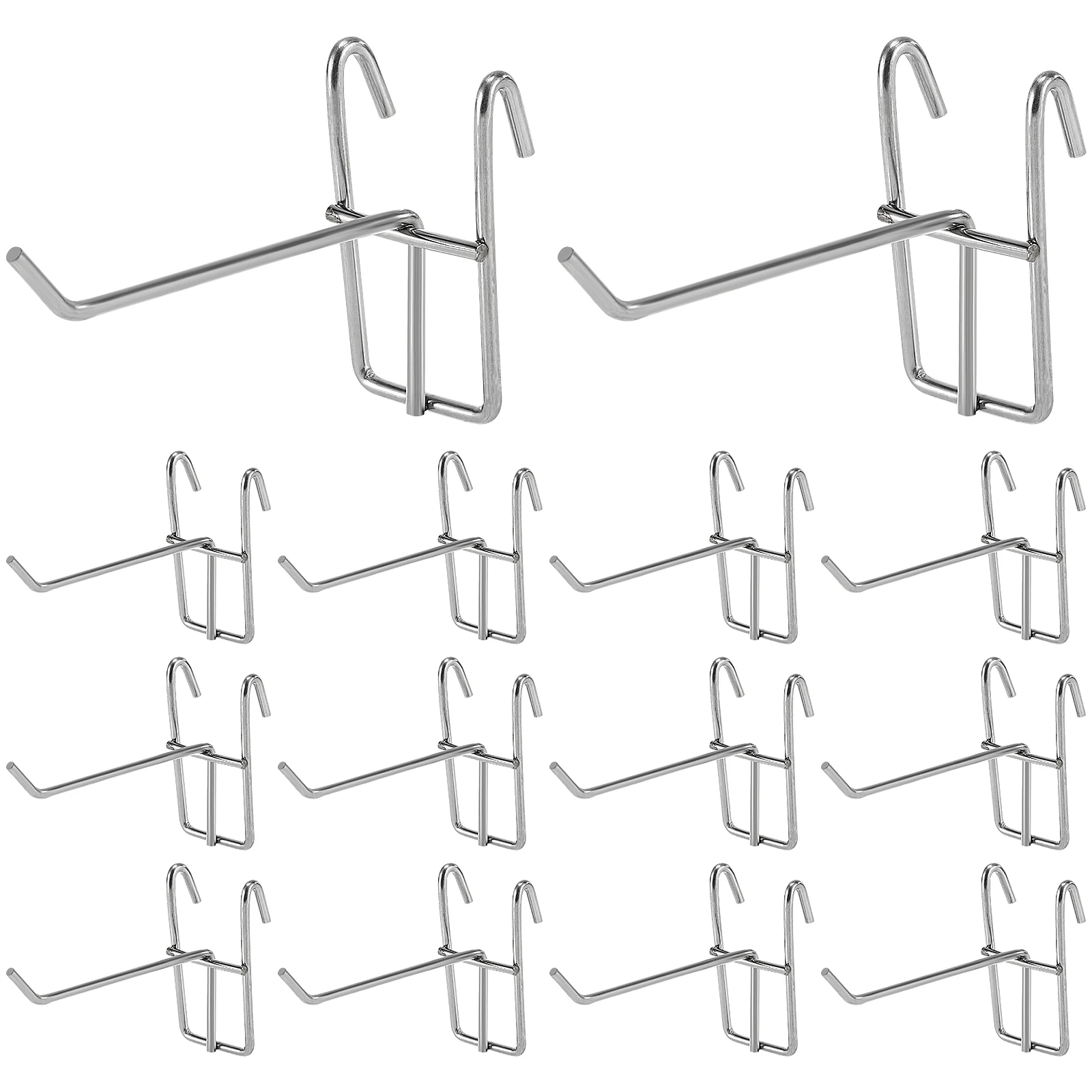 30 Pcs Hooks for Kitchen Bathroom Mesh Grid Wall Mount Hangers Supermarket Display Clothes Organizer Storage Solution
30 Pcs Hooks for Kitchen Bathroom Mesh Grid Wall Mount Hangers Supermarket Display Clothes Organizer Storage Solution