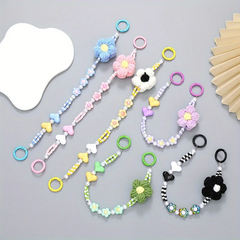 Plush Flower Hand-held Chain Phone Case Hanging Accessory Phone Chain Fashionable Keychain
Plush Flower Hand-held Chain Phone Case Hanging Accessory Phone Chain Fashionable Keychain