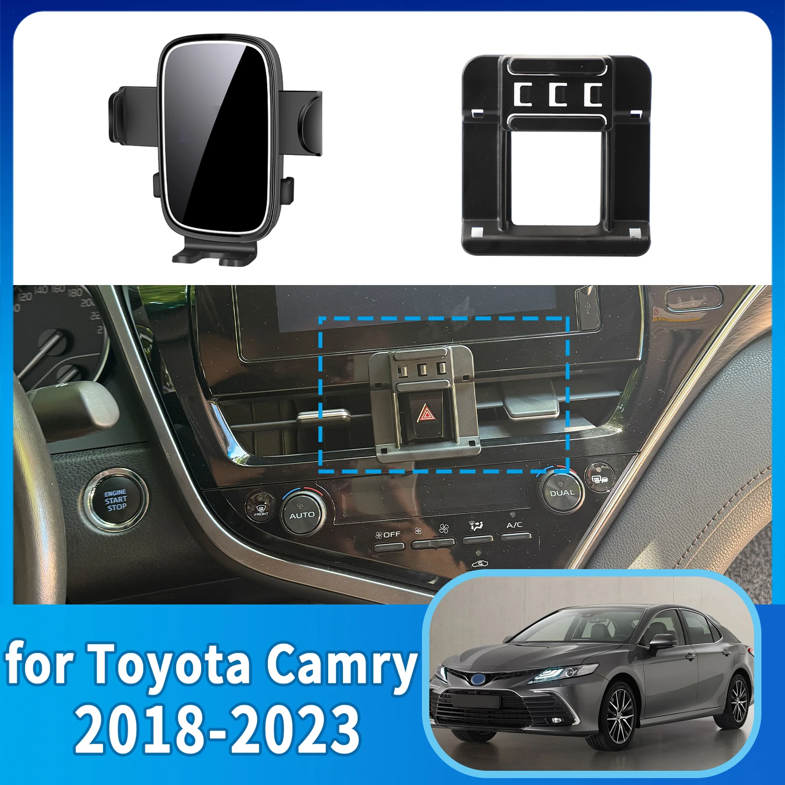 fit for Toyota Camry XV70 2018 2019 2020-2023 Phone Holder, Dashboard Screen Mount Bracket Easy Installation Car accessoires
fit for Toyota Camry XV70 2018 2019 2020-2023 Phone Holder, Dashboard Screen Mount Bracket Easy Installation Car accessoires
