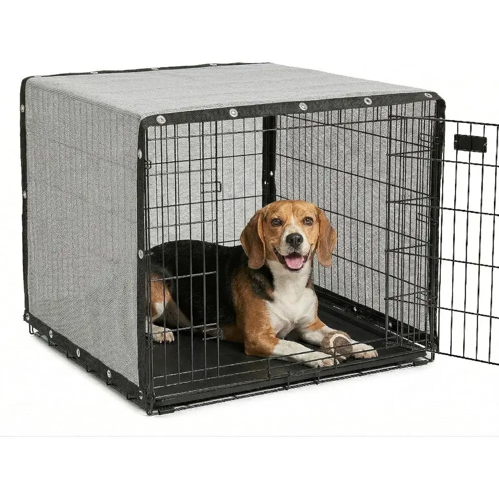 Grey 8' x 10' UV Block Sun Shade Cloth for Dog Kennel, Durable Mesh Tarp with Grommets for Outdoor Privacy and Protection
Grey 8' x 10' UV Block Sun Shade Cloth for Dog Kennel, Durable Mesh Tarp with Grommets for Outdoor Privacy and Protection