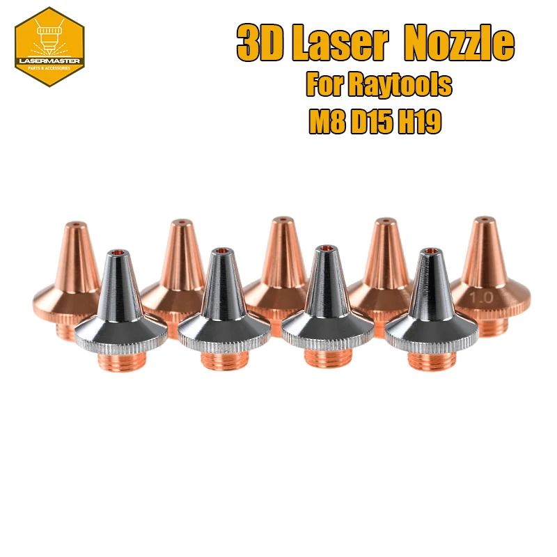 3D Laser Nozzles M8 Single Layer Double Chrome Layer Fiber Cutting Machine Parts for Raytools BT240S BM109 WSX HAN'S Precitec
3D Laser Nozzles M8 Single Layer Double Chrome Layer Fiber Cutting Machine Parts for Raytools BT240S BM109 WSX HAN'S Precitec