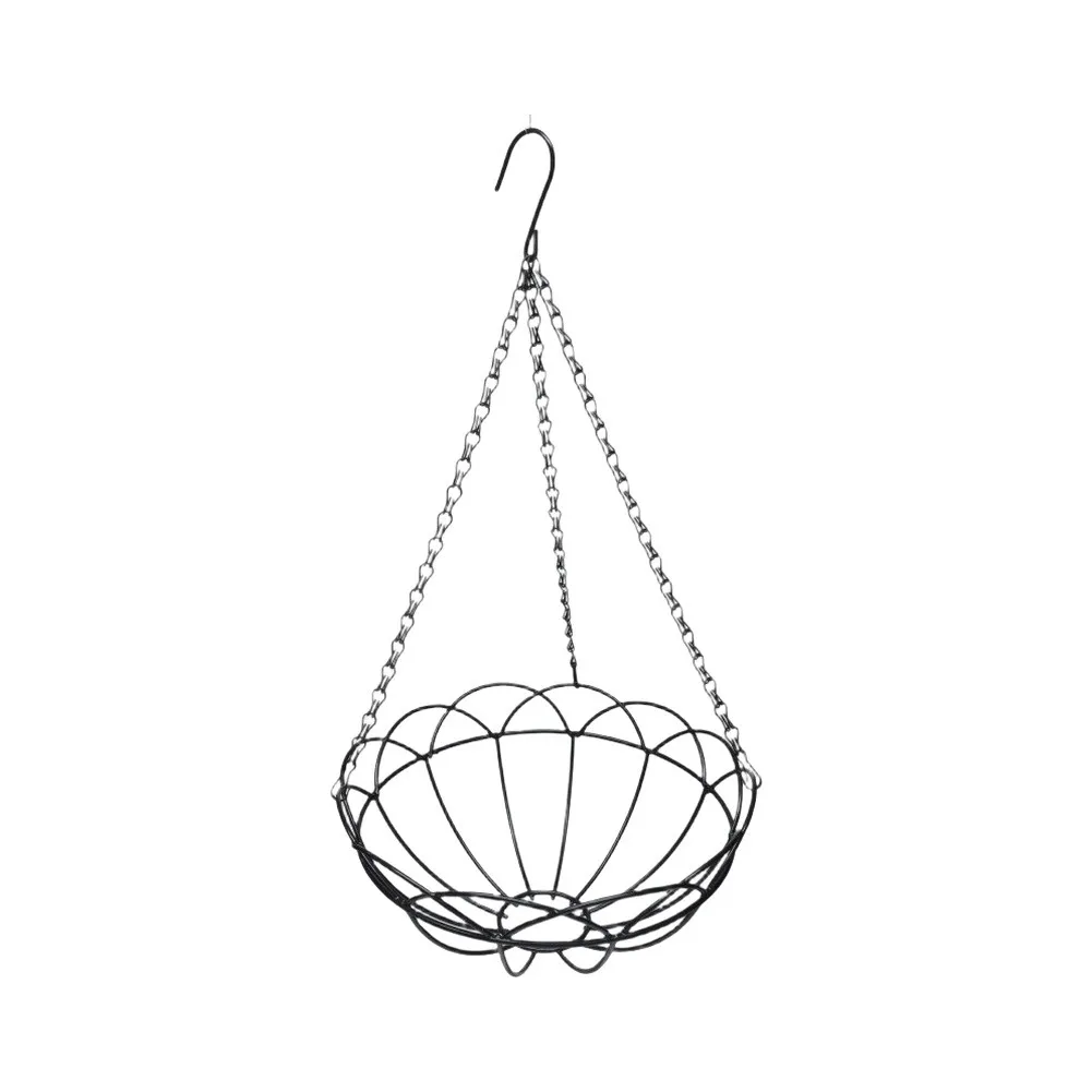 Rustproof Metal Hanging Basket With Coconut Liner And Chain For Garden Balcony Patio Decoration Flower Planting
Rustproof Metal Hanging Basket With Coconut Liner And Chain For Garden Balcony Patio Decoration Flower Planting