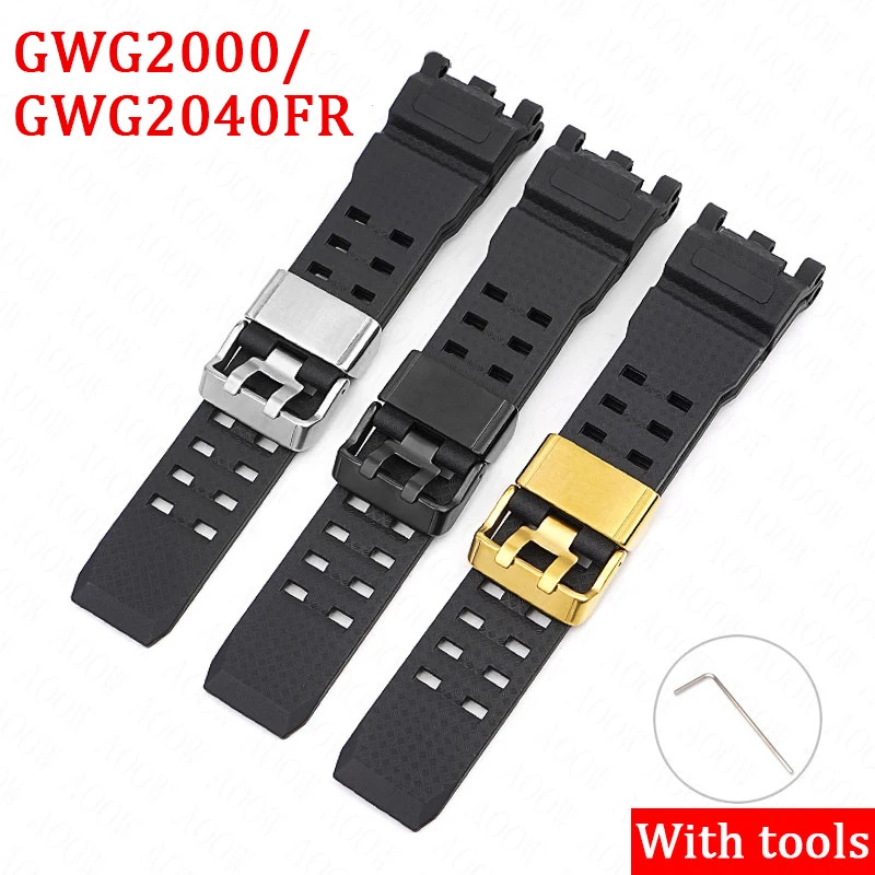 Ремешок для часов для Casio G-SHOCK GWG-2000 мужской, полиуретановый браслет из ТПУ, спортивный браслет с пряжкой из нержавеющей стали, аксессуары для часов
Ремешок для часов для Casio G-SHOCK GWG-2000 мужской, полиуретановый браслет из ТПУ, спортивный браслет с пряжкой из нержавеющей стали, аксессуары для часов