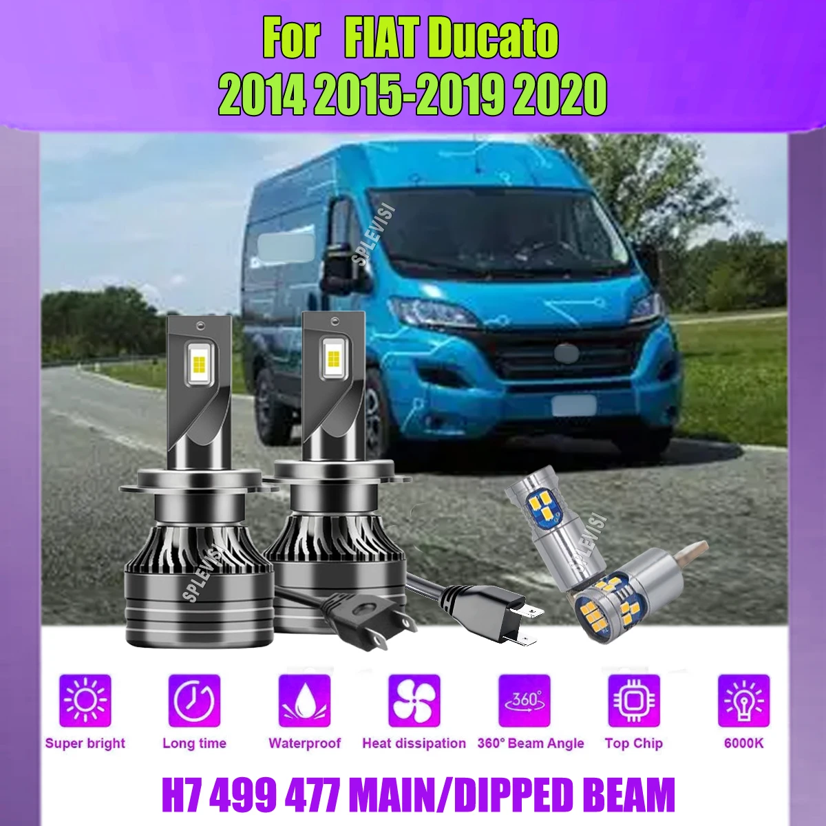 LED H7 Headlight Kit – Low Voltage Protection Hi/Lo Beam Canbus Conversion For FIAT Ducato 2014 2015 2016 2017 2018 2019 2020
LED H7 Headlight Kit – Low Voltage Protection Hi/Lo Beam Canbus Conversion For FIAT Ducato 2014 2015 2016 2017 2018 2019 2020