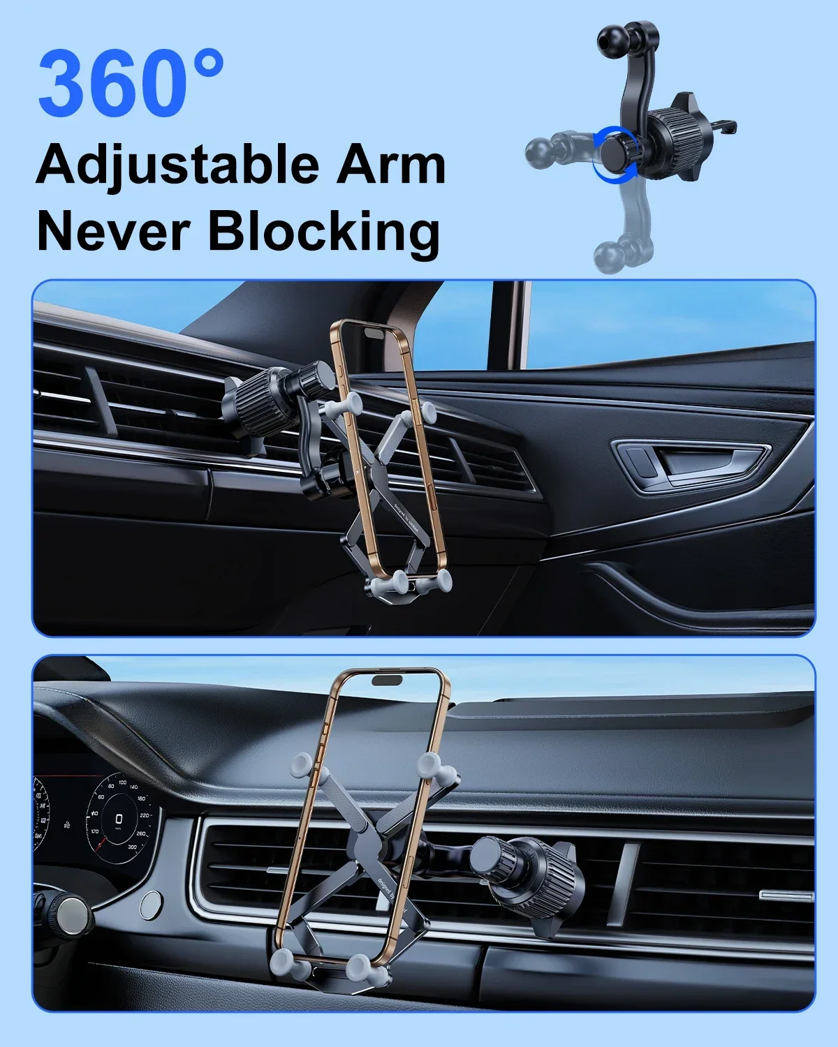 Оatsbasf 360° ° Регулируемое автомобильное вентиляционное крепление для телефона для телефона 4-7 дюймов, удлинитель для телефона, универсальный автомобильный гравитационный кронштейн для расширения
Оatsbasf 360° ° Регулируемое автомобильное вентиляционное крепление для телефона для телефона 4-7 дюймов, удлинитель для телефона, универсальный автомобильный гравитационный кронштейн для расширения