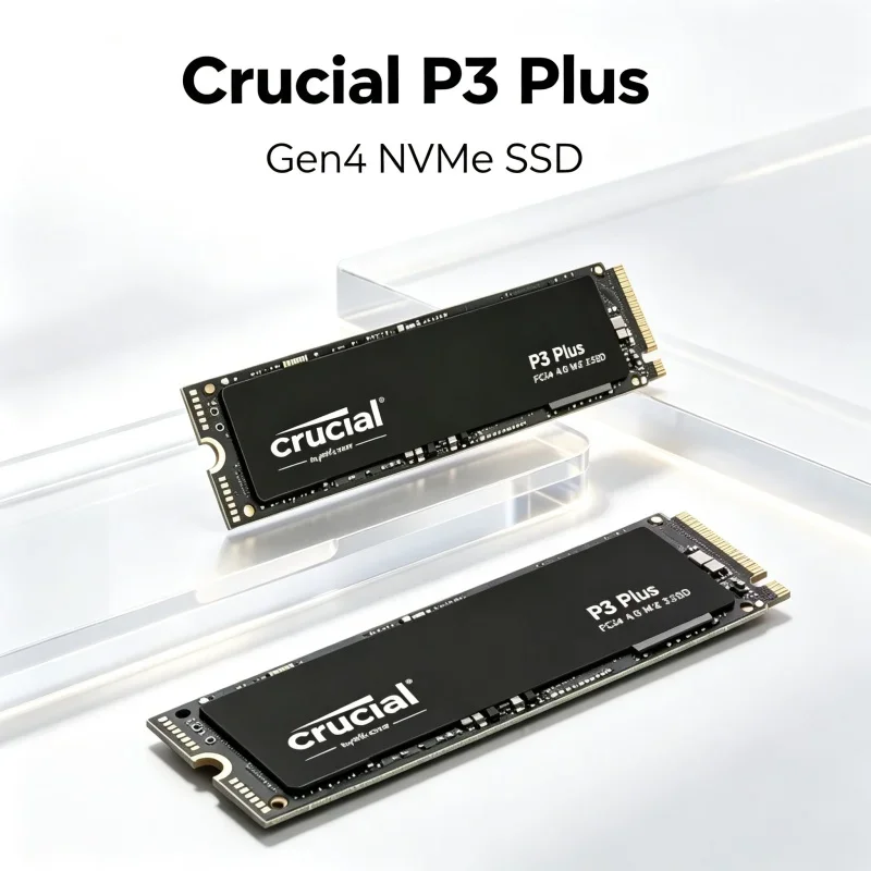 Crucial P3 Plus 500GB 1TB Gaming Storage PCIe Gen4 NVMe M2 SSD High Speed Internal Solid State Drive for Desktop Laptop PC
Crucial P3 Plus 500GB 1TB Gaming Storage PCIe Gen4 NVMe M2 SSD High Speed Internal Solid State Drive for Desktop Laptop PC