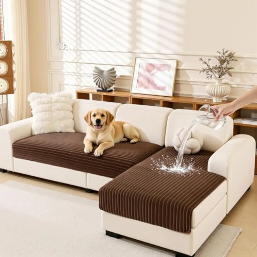 100% Waterproof Sectional Couch Cover for Pets Non Slip Pet Friendly Washable Couch Couch Covers for L Shape 2 Pieces Sofa Slip
100% Waterproof Sectional Couch Cover for Pets Non Slip Pet Friendly Washable Couch Couch Covers for L Shape 2 Pieces Sofa Slip