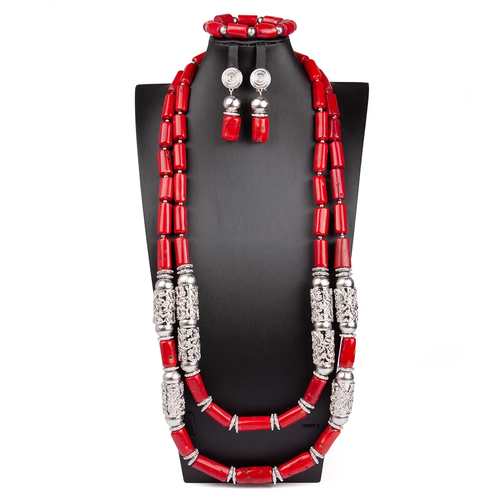 Luxury Long Real Coral Beads Necklace Bracelet Jewelry Set Dubai African Wedding 2 Layers Coral Jewelry Set For Party ABG180
Luxury Long Real Coral Beads Necklace Bracelet Jewelry Set Dubai African Wedding 2 Layers Coral Jewelry Set For Party ABG180