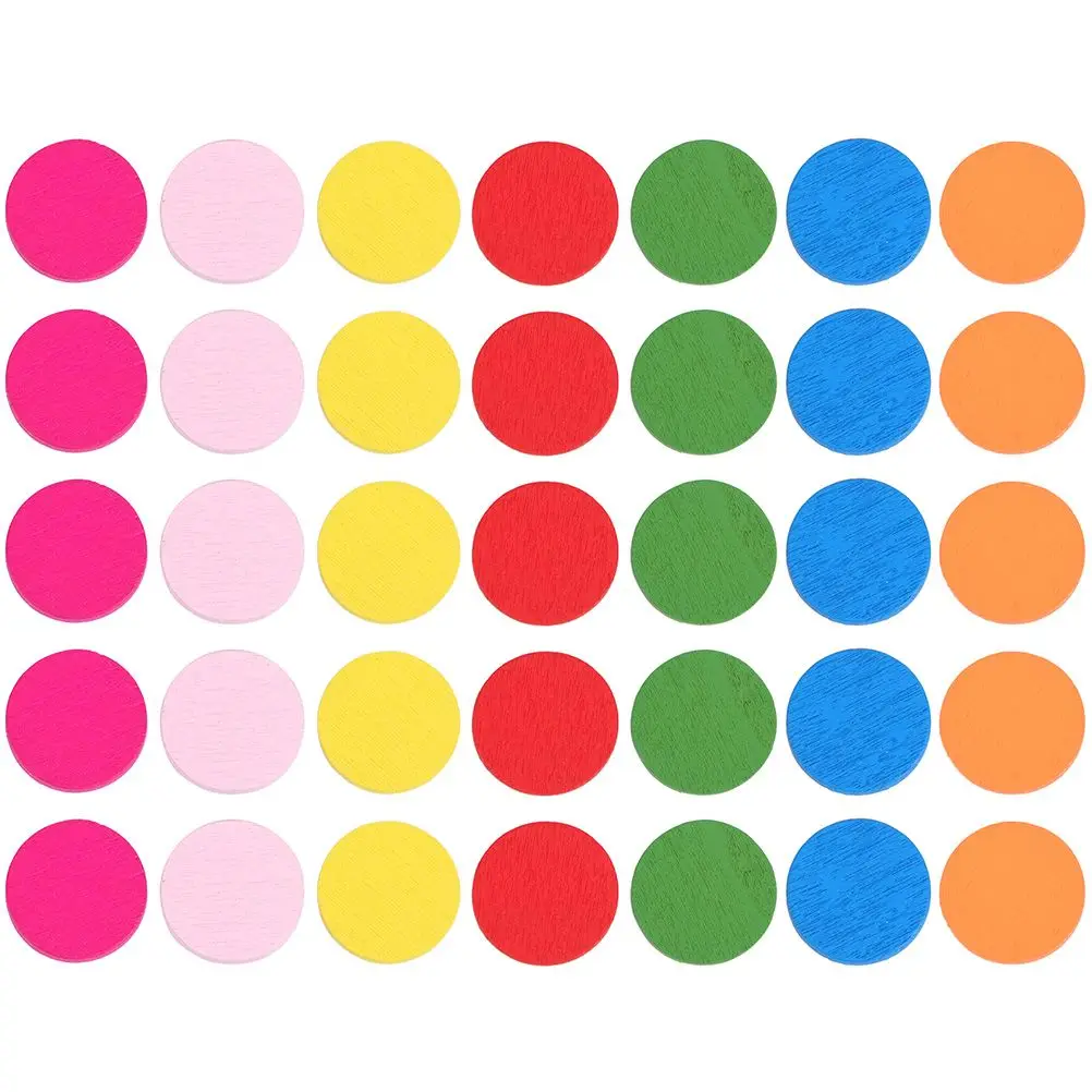 200 Pcs Disc Learning Tool Wood Learning Plaything Kids Math Toy Colored Counters Educational Plaything Teaching Equipment
200 Pcs Disc Learning Tool Wood Learning Plaything Kids Math Toy Colored Counters Educational Plaything Teaching Equipment
