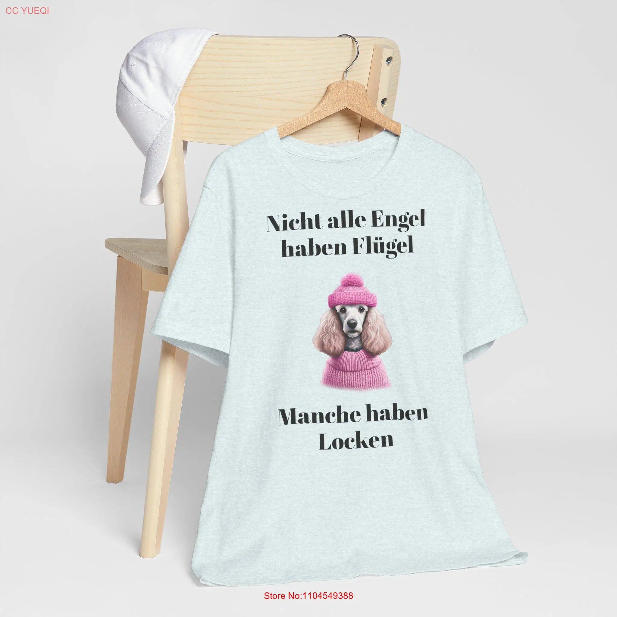 Poodle T Shirt for Winter Dog Owner Her Not All Angels Have Wings Some Curls Walking the long or short sleeves
Poodle T Shirt for Winter Dog Owner Her Not All Angels Have Wings Some Curls Walking the long or short sleeves