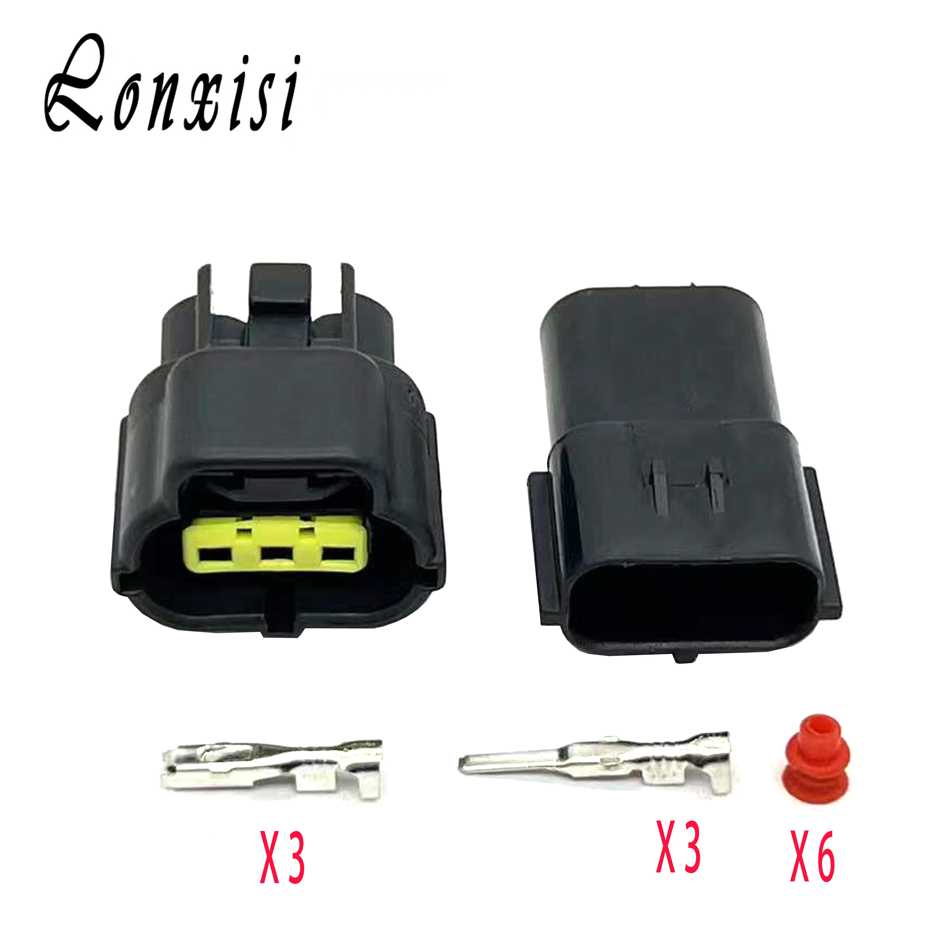 1/5/10/20 Sets 3 Pin Ways Male Female Auto Electrical Plug Waterproof Denso Connector 174359-2 174357-2 Oxygen Sensor
1/5/10/20 Sets 3 Pin Ways Male Female Auto Electrical Plug Waterproof Denso Connector 174359-2 174357-2 Oxygen Sensor