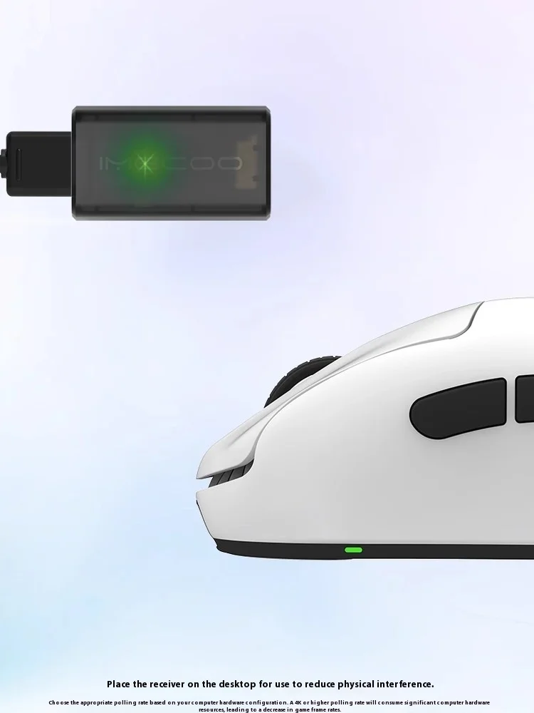 Новая мышь Imecoo P1 V2, беспроводная, 2,4 г, двухрежимная, легкая игровая мышь Nordic52840, 300 мАч, Paw3950, аксессуары для ПК, геймеров, подарки
Новая мышь Imecoo P1 V2, беспроводная, 2,4 г, двухрежимная, легкая игровая мышь Nordic52840, 300 мАч, Paw3950, аксессуары для ПК, геймеров, подарки