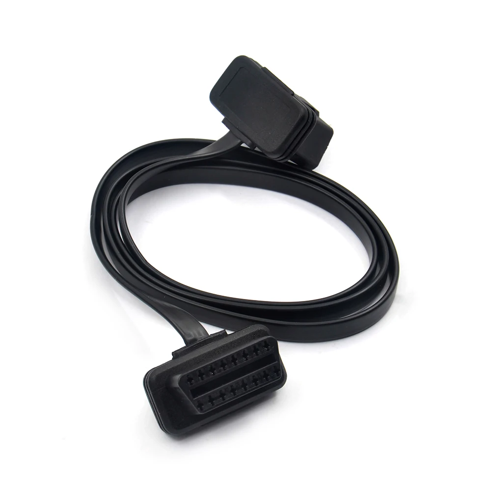 60CM Flat+Thin As Noodle 16 Pin Socket OBD OBDII 16Pin Male To Female Car Scanner OBD2 Extension Cable Connector
60CM Flat+Thin As Noodle 16 Pin Socket OBD OBDII 16Pin Male To Female Car Scanner OBD2 Extension Cable Connector