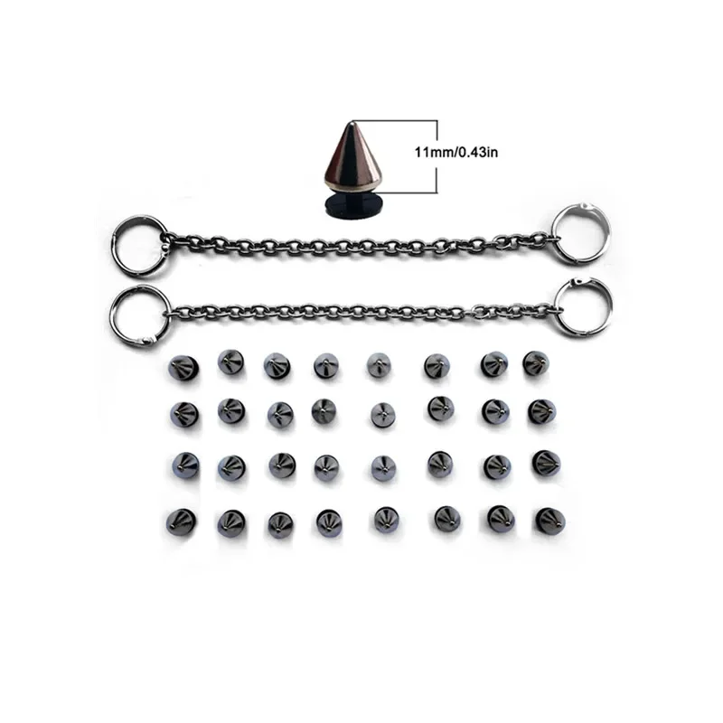 Trendy Shoe Accessories Punk Metal Rivet Series Cool Studs Ins Popular Adornment for Clogs Sandals Hot Footwear Decoration DIY
Trendy Shoe Accessories Punk Metal Rivet Series Cool Studs Ins Popular Adornment for Clogs Sandals Hot Footwear Decoration DIY