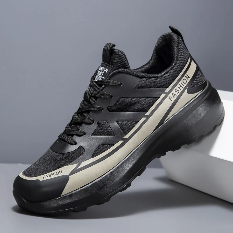 New large-size casual sports shoes for men, lightweight and breathable running shoes, thick-soled trendy mesh shoes
New large-size casual sports shoes for men, lightweight and breathable running shoes, thick-soled trendy mesh shoes
