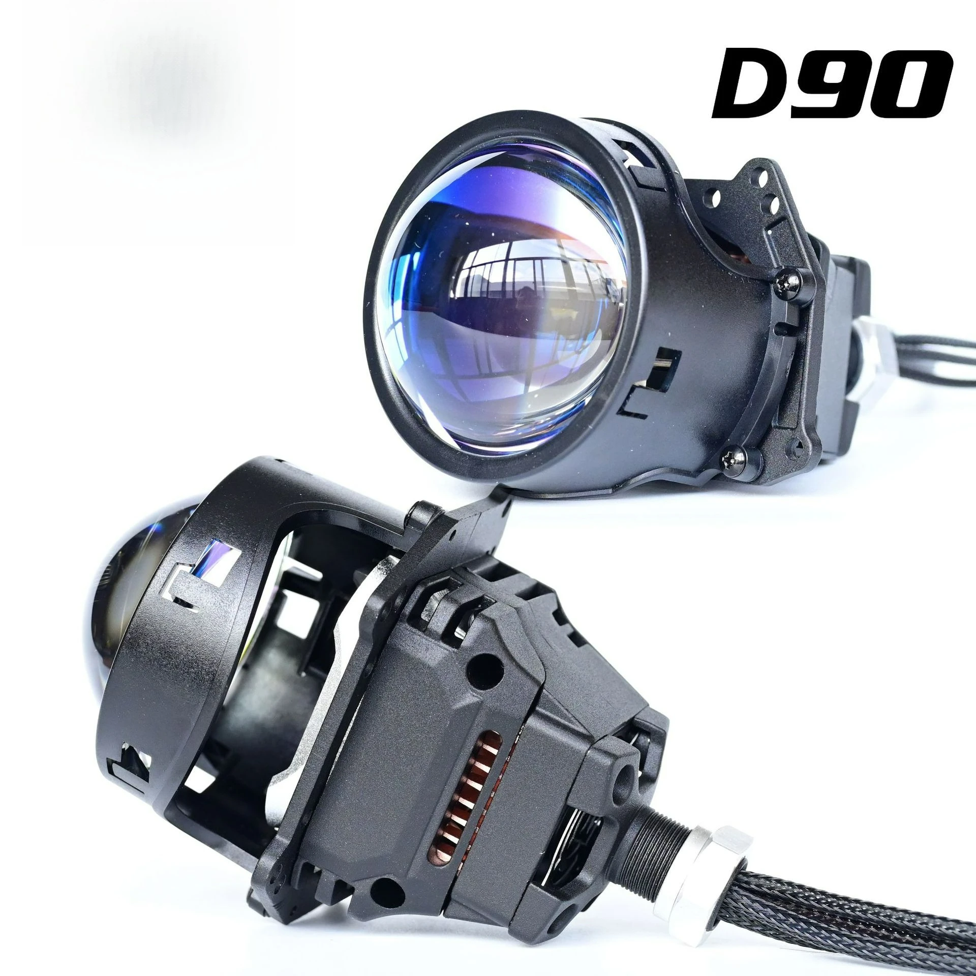 New high-power 90W bifocal lens automotive LED headlight 3-inch headlight lens integrated far and near lossless H4 H7
New high-power 90W bifocal lens automotive LED headlight 3-inch headlight lens integrated far and near lossless H4 H7