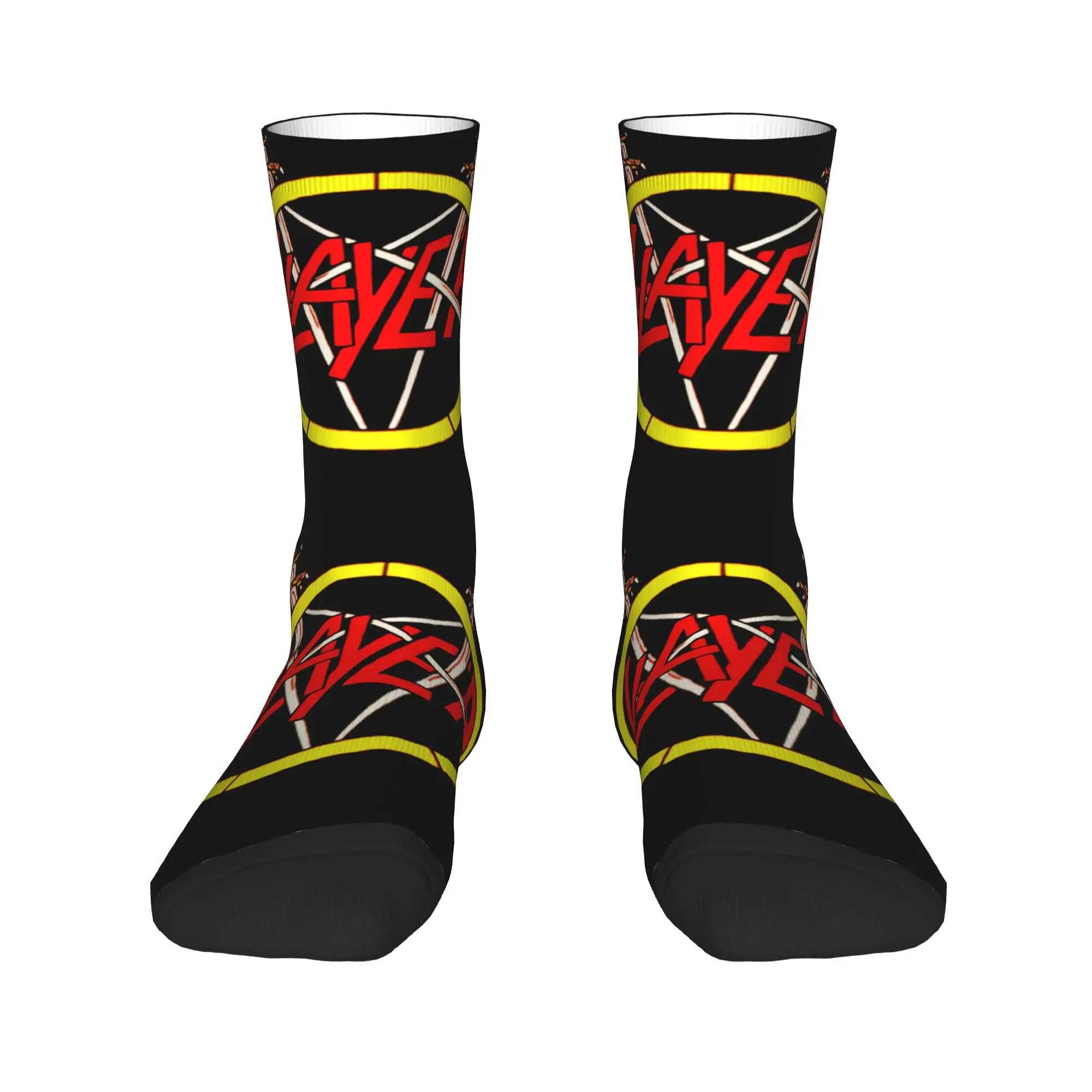 Fun Men's Heavy Metal Rock Band Slayers Dress Socks Unisex Warm Comfortable 3D Printed Crew Socks
Fun Men's Heavy Metal Rock Band Slayers Dress Socks Unisex Warm Comfortable 3D Printed Crew Socks