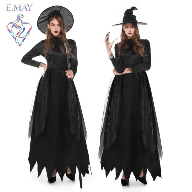 Black Devil Halloween Costume Christmas Witch Outfit Transformation Uniform Party Performance Clothes Women's Dress
Black Devil Halloween Costume Christmas Witch Outfit Transformation Uniform Party Performance Clothes Women's Dress