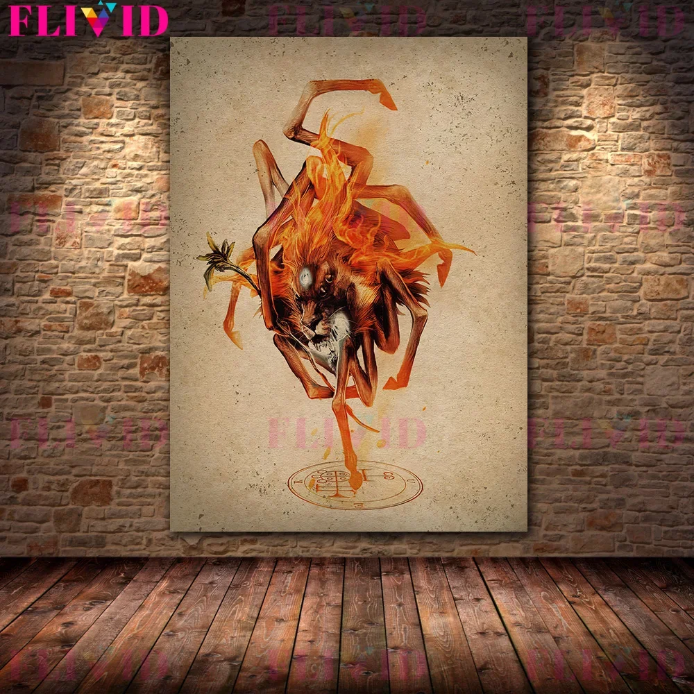 Demonic Visions From 'the Lesser Key Of Solomon Abstract Wall Art Canvas Print,The Monstrous And Mystical Demon Art Poster Print
Demonic Visions From 'the Lesser Key Of Solomon Abstract Wall Art Canvas Print,The Monstrous And Mystical Demon Art Poster Print