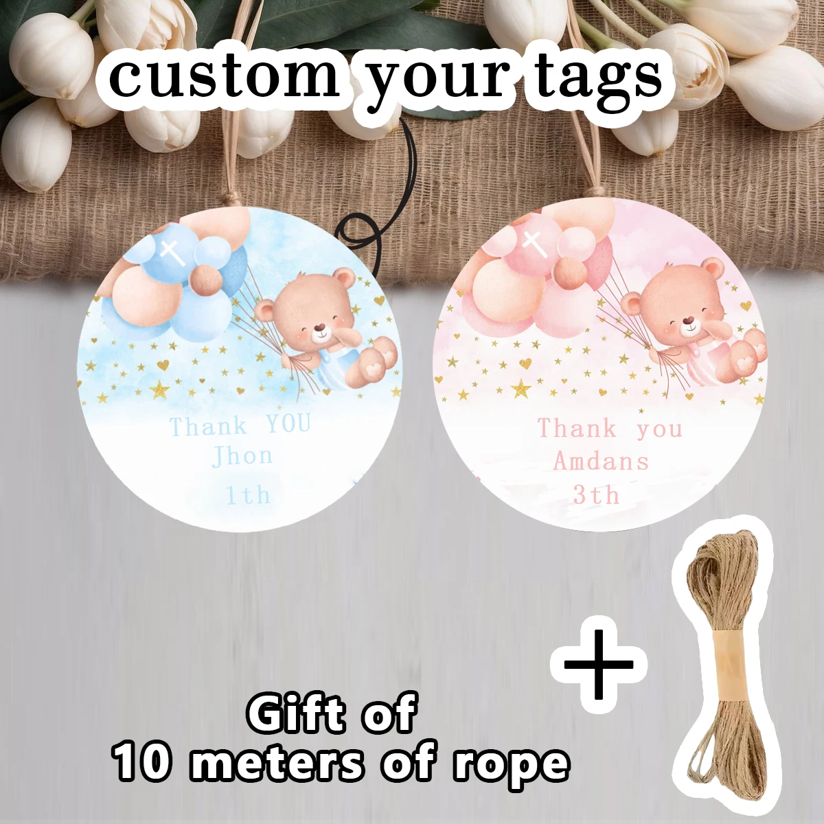 90PCS Custom Personalized Name & Birthday Cards (For Weddings, Baptisms, Parties & Gift Wrapping)
90PCS Custom Personalized Name & Birthday Cards (For Weddings, Baptisms, Parties & Gift Wrapping)