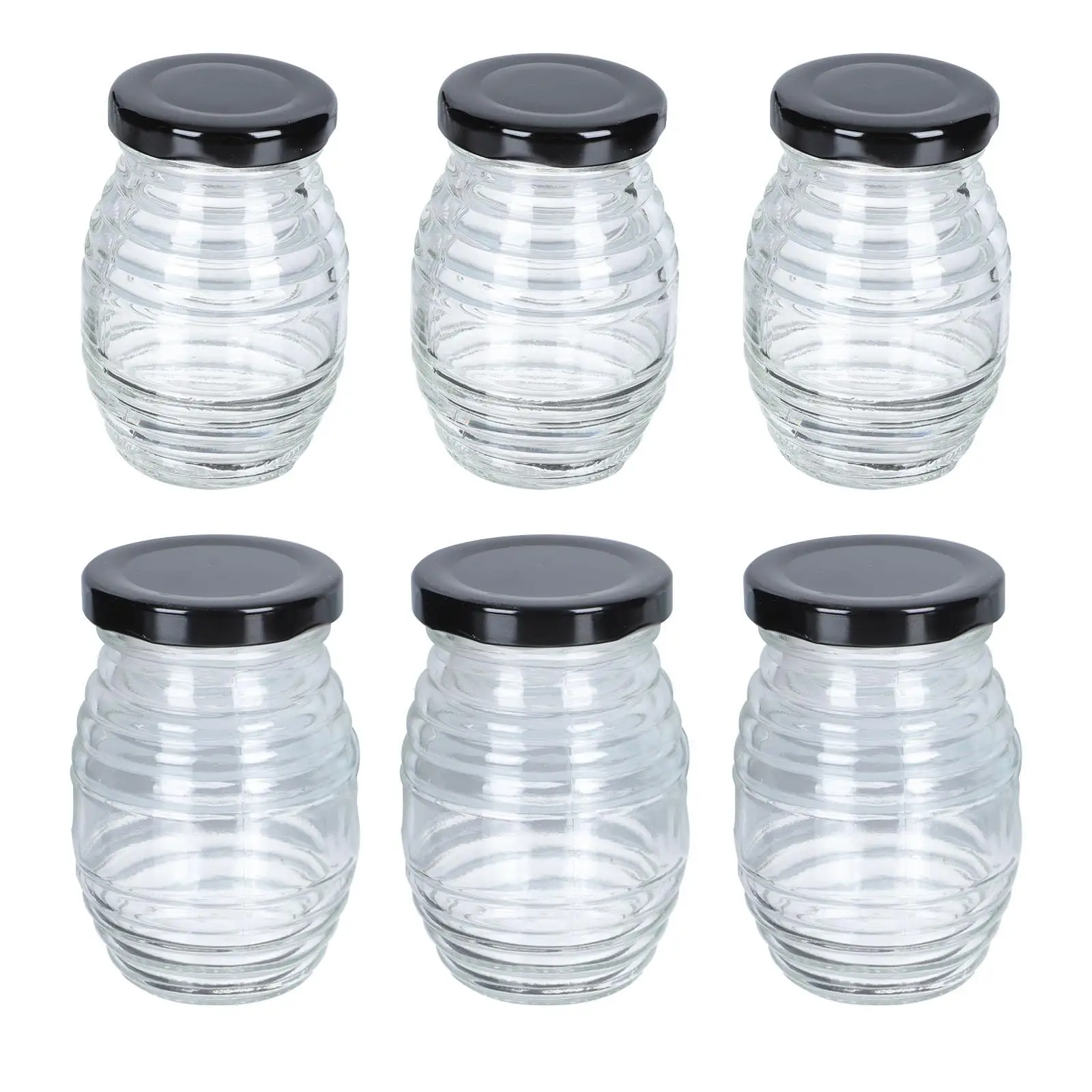 6 Pcs Castor Honey Bottle Jar Bottles of Large Storage Glass Sauce Jars with Lids
6 Pcs Castor Honey Bottle Jar Bottles of Large Storage Glass Sauce Jars with Lids